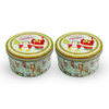OEM ODM Custom Tinplate Packaging Recyclable Can Storage Container Round Shape Christmas Metal Boxes for Christmas