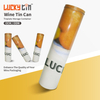 Luckytin Factory Custom Tinplate Storage Container Metal Cylinder round Box empty Cans Luxury Wine Packaging Tin for Wine