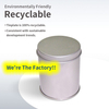 New Design Custom Tinplate Storage Container Cylinder Shape Metal Box Packaging Empty Can Mint Tin for Mint