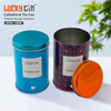 Factory Custom Food Grade Tinplate Packaging Cylinder Embossing Metal Box Small Tin Can