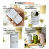 China Manufacture Wholesale 60mm in Diameter Cans Airtight Food Grade 30g Metal Packaging Custom Matcha Tin Container