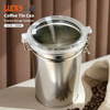 Wholesale Customized Tinplate Packaging Cylinder Shape 200g Coffee Container Empty Metal Coffee Tins for Coffee With Sealed