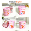 Custom Cartoon Animal Metal Plated Round Silver Mini Cylinder Reusable Blank Coin Money Box Tin Piggy Bank Sale For Kids