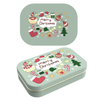 Wholesale Custom Tinplate Food Packaging Mini Metal Box Mint Candy Tin Can with Hinge Lid