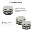 Custom Logo Empty Tinplate Storage Container Round Shape Metal Packaging Empty Tin Cans With Lids