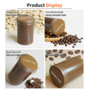 Luckytin Factory Custom Coffee Bean Tinplate Can Packaging Cylinder Metal Storage Container Empty Retro Coffee Tin