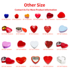 OEM ODM Custom Valentine Tinplate Storage Container Mini Love Shaped Metal Case/Can Packaging Heart Pill Tin Box For Pill