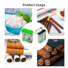 Manufacture Custom Tinplate Storage Container Tall Rectangle Hinged Mint Tin Can Empty Metal Tin Boxes for Mints