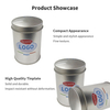 Wholesale Custom Tinplate Storage Container Small Metal Jars Empty Can Mint Tin Packaging With Lid Cylindrical Printing