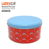 Fashion Design Custom Tinplate Container Round Shape Metal Can Packaging Box Big Size Gift Empty Tin Jar for Food