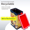 Custom Luxury Tinplate Packaging Coffee Beans Airtight Valve Rectangle Shape Metal Box Food Grade Tin Can Coffee 200G