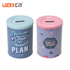 Lucktin Factory Custom Metal Can Coin Storage Container Openable Tinplate Piggy Bank Box Cylindrical Shape UK Money Saving Tin