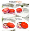 Custom Sugar Tinplate Storage Container Irregular Shape Sweet Metal Box/Can Sublimation Kid Candy Package Tin