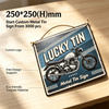 Factory Wholesale Luckytin Brand Custom Tinplate Crafts Luxury Retro Tin Signs for Bar Garage Wall Decor
