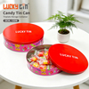 Custom Sugar Tinplate Storage Container Irregular Shape Sweet Metal Box/Can Sublimation Kid Candy Package Tin