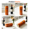 Wholesale Custom Storage Container Cylinder Brandy Tinplate Box Gift Whisky Metal Can Food Grade Tin Wine Bottle for Food