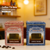 Luckytin Factory Custom Tinplate Case Container Square Metal Box 10.6 Oz 300g Coffee Tin Canister for Coffee With Clean Window