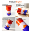 OEM ODM Custom Food Packaging Tinplate Storage Container Cylindrical Shape Metal Box Plain Tin Can With Lid