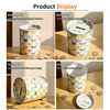 Popular Custom Plain Money Tinplate Storage Container Coin Saving Cylinder Metal Box Tin Can Piggy Bank for Children