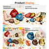 Factory Custom Printing Gold Metal Heart Shape Tin Gift Box Packaging Food Grade Cookies Chocolate Tin Cans for Food