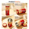Factory Custom Tinplate Packaging Can Cylinder Shape Metal Box Food Grade Empty Biscuit Tin For Biscuit