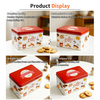 Factory Custom Coffee Sugar Cookie Snack Tinplate Packaging Rectangle Metal Can Long Food Tin Box With Lid