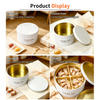 Factory Custom Empty Tinplate Tin Can Luxury Big Size Food Grade Round Metal Box for Baking Cake Cookie Storage