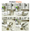 Customized Design Premium Tinplate Storage Container Food Grade Metal Packaging Cylinder Empty Can Jasmine Tea Tin