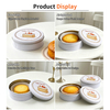 Factory Custom Luxury Tinplate Packaging Round Food Grade Metal Box Empty Tin Cake Containers for Cake With Lid