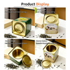 New Design Custom Tinplate Packaging Square Food Grade Metal Can 30g Sealed Box Small Tea Tin Container for Food