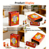 Factory Custom Logo Cute Kids Tinplate Coin Box Wholesale Money Saving Can Tin Coin Bank Craft