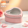 Factory Custom Heart Shaped Metal Can Gift Pack Heart Boxes Storage Containers Heart Shape Cosmetic Containers