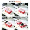Wholesale Custom Tinplate Can Packaging Rectangle Metal Case Food Grade Small Storage Sliding Tin Box for Food