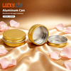 Factory Custom Lip Balm Jar Case Packaging Cosmetic Storage Container Tin Box Metal Curling Aluminum Cans for Cosmetic