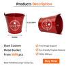 Factory Custom Metal Barrel Packs Unique Design High Quality Tinplate Bucket Food Safe Bucket For Beer