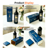 Dongguan Manufacturer Custom Brandy Storage Container Food Grade Vodka Metal Can Packaging Rectangle Tin Bottle Wine Gift Box