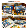 Manufacturers Custom Tinplate Storage Container Big Fancy Square Thin Metal Case Luxury Domino Game Tin Box for Packing