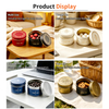 Factory Custom Tinplate Portable Outdoor Use Pill Storage Container Round Metal Box Food Grade Candy Tin Can for Food