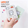 Customizable Factory Food Grade Tinplate Case Rectangula Metal Can Empty Gift Candy Tin Box With Lid for Food