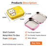 Luckytin Factory Custom Tinplate Candy Can Storage Container Rectangle Metal Case Packaging Food Grade Mint Tin Box for Mint