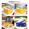 LUCKY TIN Custom Tinplate Metal Lunch Box with Handle for Cookie Biscuit Candy Chocolate Packaging Wholesale OEM