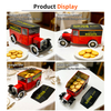 Custom Luxury Personalised Tinplate Packaging Vintage Style Butter Biscuit Metal Cans Empty Car Shaped Cookie Tin Box With Lid